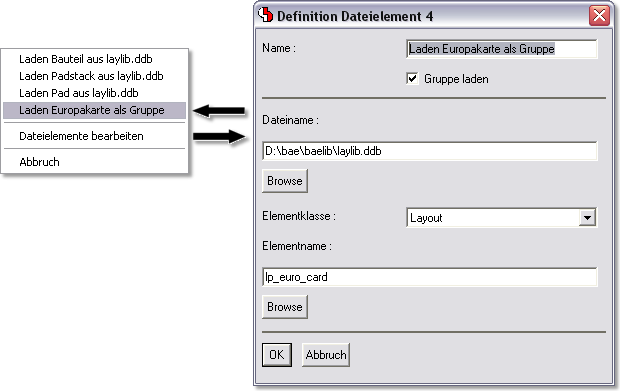 BAE Version 6.8: Layouteditor: Frei konfigurierbare Dateielementfavoriten in der Toolbar
