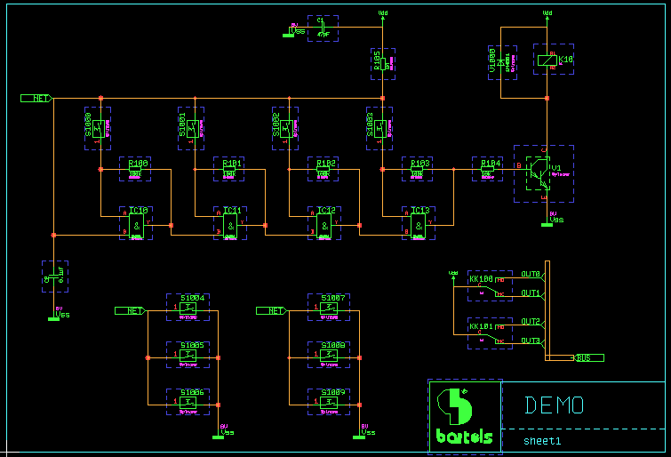 Abbildung 2-8: Stromlaufblatt Demo/Sheet1